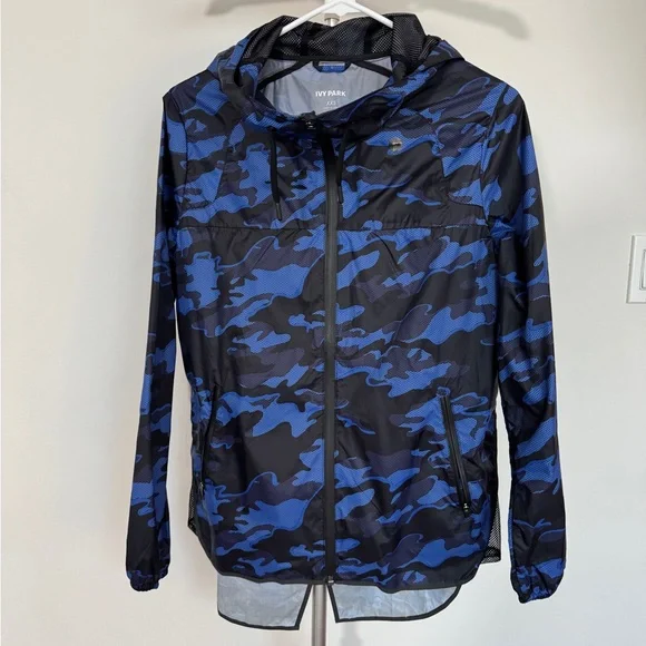 IVY PARK Blue and Black Patterned Jacket - Picture 3 of 8